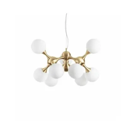 Люстра Ideal Lux 241036 Nodi SP9 Ottone Satinato Люстра Ideal Lux 241036 Nodi SP9 Ottone Satinato