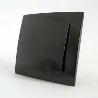 Вимикач Nilson Touran чорний 1кл ( 24221001 )