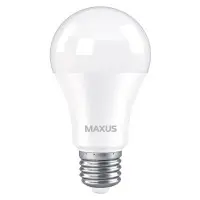 Світлодіодна лампа груша Maxus A60 10Вт 4100K 220В E27 1050лм (1-LED-776) Світлодіодна лампа груша Maxus A60 10Вт 4100K 220В E27 1050лм (1-LED-776)