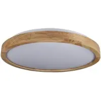 Матовий світильник Vestum WOOD 60Вт 375x60мм 3000К-6500К акація