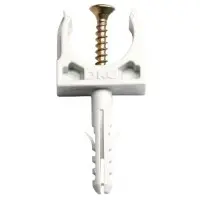 Забивной держатель с защелкой и дюбелем DKC 51332 Ø32мм