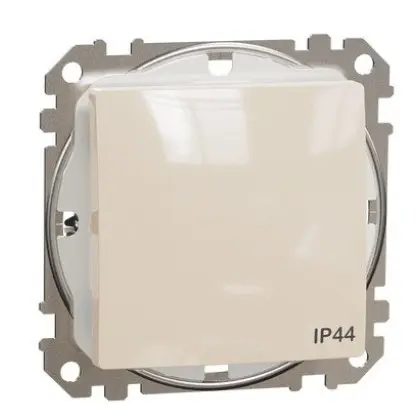 Одноклавішний перемикач Schneider Electric Sedna Design & Elements з кришкою IP44 бежевий SDD212106 Одноклавішний перемикач Schneider Electric Sedna Design & Elements з кришкою IP44 бежевий SDD212106
