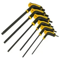 Набір шестигранних ключів Stanley FMHT0-69049 FatMax з гумовою ручкою (6 шт) Набір шестигранних ключів Stanley FMHT0-69049 FatMax з гумовою ручкою (6 шт)