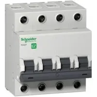 Автоматичний вимикач Schneider Electric EZ9F34406 Easy9, 4p, 6A Автоматичний вимикач Schneider Electric EZ9F34406 Easy9, 4p, 6A