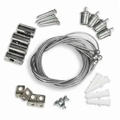 Комплект подвесного крепления KIT Maxus PANEL SUSPENSION CABLE 1M AND L accessories (KMP-SC-1M-02) Комплект подвесного крепления KIT Maxus PANEL SUSPENSION CABLE 1M AND L accessories (KMP-SC-1M-02)