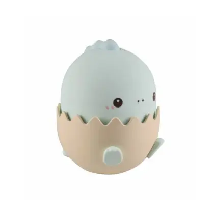 Нічник Динозаврик блакитний, настільна лампа з акумулятором Goldlux 326980 Baby Dino LED 1x0.75W 3000K+RGB IP20