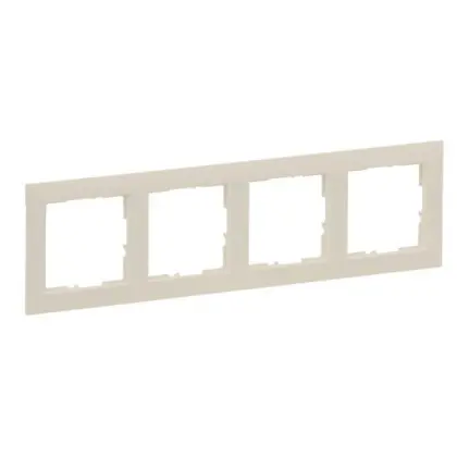 Рамка 4-постовая Legrand SUNO (слоновая кость) 721584 Рамка 4-постовая Legrand SUNO (слоновая кость) 721584