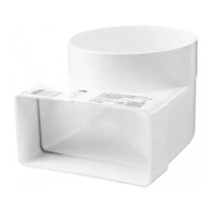 Колено Vents 55х110/D100 Колено Vents 55х110/D100