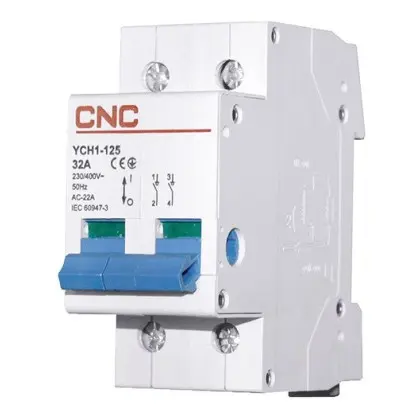 Модульный выключатель нагрузки CNC YCH1-125 2Р 63А (Б00030448)