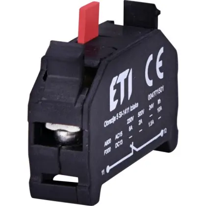 Блок контактов ETI 4771501 E-NC (1NC, с винтовыми клеммами) Блок контактов ETI 4771501 E-NC (1NC, с винтовыми клеммами)