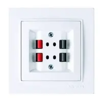 Розетка Nilson Thor белая аудио стерео ( 27111050 )