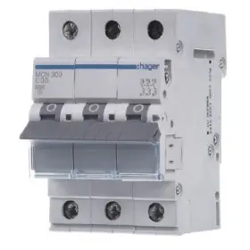 Автоматический выключатель Hager MCN300 6кА C 0.5A 3P