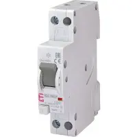 Диференціальний автомат ETI 002175874 KZS 1M SUP C 16/0.1 тип A (6kA) з верхнім підключенням