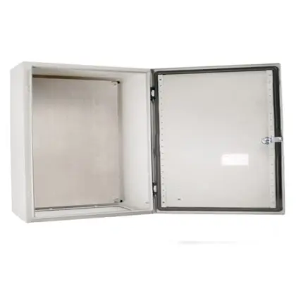 Металлический бокс ETI 001102102 GT 30-30-15 IP66 300x300x150 с 1 замком Металлический бокс ETI 001102102 GT 30-30-15 IP66 300x300x150 с 1 замком