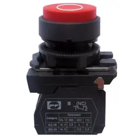 Кнопка Promfactor FP5-AL4322 1NC "O" красная (FP5-AL4322)