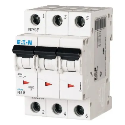Автоматичний вимикач Eaton Moeller PL6-B6/3 Автоматичний вимикач Eaton Moeller PL6-B6/3