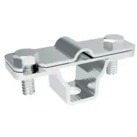 Тримач струмопровідного провідника DKC ND2314ZC Ø8-10мм на стіні з оцинкованої сталі