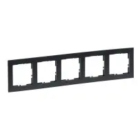 Рамка 5-постова Legrand SUNO (графіт) 721555