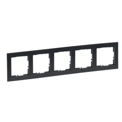Рамка 5-постовая Legrand SUNO (графит) 721555 Рамка 5-постовая Legrand SUNO (графит) 721555