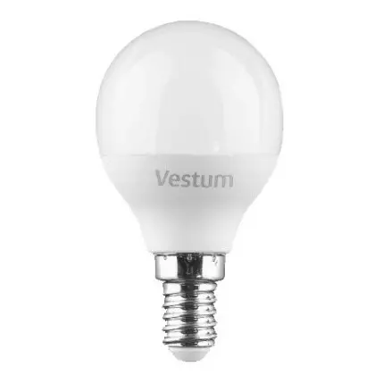 Лампа LED Vestum G45 6Вт 3000K E14
