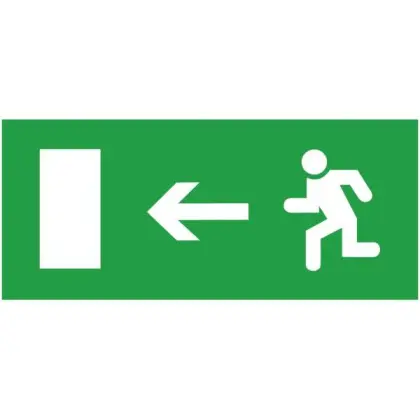 Інформаційна наклейка на світильник Delux (90012013) "Exit Left" (REL803) 119х323мм Інформаційна наклейка на світильник Delux (90012013) "Exit Left" (REL803) 119х323мм