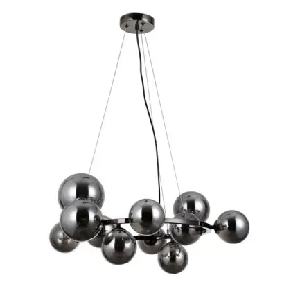 Подвесной светильник, люстра Italux PND-406007-11A-BL Canello G9 11x5W IP20 дымчатый Подвесной светильник, люстра Italux PND-406007-11A-BL Canello G9 11x5W IP20 дымчатый