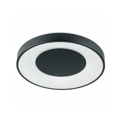 Люстра с пультом светодиодная, потолочный светильник Goldlux 326720 Witold LED 1x72W 3000K/4000K/6000K 8000Lm IP44 черная