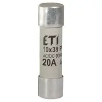 Запобіжник ETI 002625034 CH 10x38 gR-PV 20A 900V (50kA) Запобіжник ETI 002625034 CH 10x38 gR-PV 20A 900V (50kA)