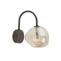 Бра, настінний світильник TK Lighting 11024 Lava G9 1x8W IP20 коричневий