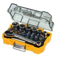 Набір бітових та торцевих головок DeWALT DT71516 в боксі (24шт) Набір бітових та торцевих головок DeWALT DT71516 в боксі (24шт)