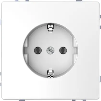 Розетка с з/к Schneider Electric D-Life MTN2301-6035 белый лотос