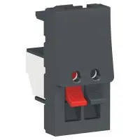 Аудіорозетка Schneider Electric NU348754 1М (антрацит) Аудіорозетка Schneider Electric NU348754 1М (антрацит)