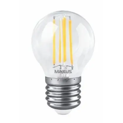 Філаментна світлодіодна лампа Maxus G45 FM 220Вт E27 Clear (1-MFM-743) Філаментна світлодіодна лампа Maxus G45 FM 220Вт E27 Clear (1-MFM-743)