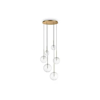 Люстра Ideal Lux 317243-IDEAL LUX Equinoxe G4 6x2W IP20 Золотая