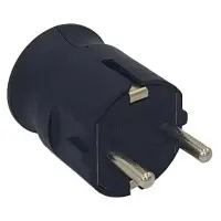 Електрична вилка прямая Neomax чорна (NX1101)