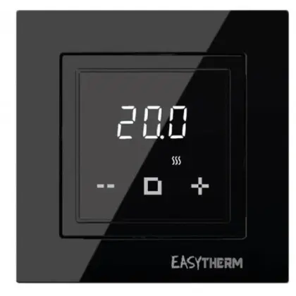 Программируемый терморегулятор Easytherm ET45 с функцией WI-FI 16А 3200Вт (черный)