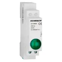Зеленый модульный LED индикатор Schrack AZ106800 230В AC Зеленый модульный LED индикатор Schrack AZ106800 230В AC