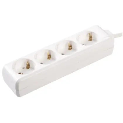 Удлинитель UEC STANDART П04 4 места 2Р+PЕ/1,5 метра 3х1мм2 16А/250В