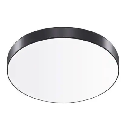 Світильник Maxus SP Ceiling 36Вт 4100K Circle Slim Black (1-MSP-3641-SLB)