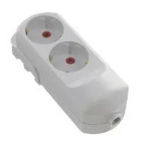 Колодка Neomax на 2 гнезда с заземлением (NX501200)