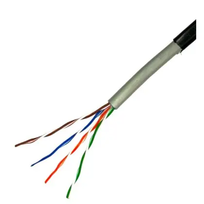 Сетевой кабель GEAR CAT.5E UTP CCA 4Px2x0.51 PVC+PE Outdoor (100 м.) Сетевой кабель GEAR CAT.5E UTP CCA 4Px2x0.51 PVC+PE Outdoor (100 м.)