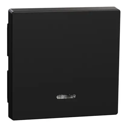 Клавіша вимикача із підсвічуванням Merten System M, чорна матова MEG3320-0403 Клавіша вимикача із підсвічуванням Merten System M, чорна матова MEG3320-0403