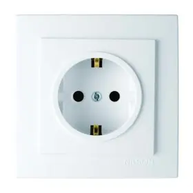 Розетка Nilson Touran біла 1-на з заземленням ( 24111017 )