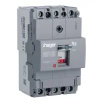 Ел.автомат Hager x160, In=25А, 3п, 18kA Ел.автомат Hager x160, In=25А, 3п, 18kA