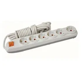 Подовжувач Nilson 6р 5м з заземленням з вимикачем ( 46131105 )