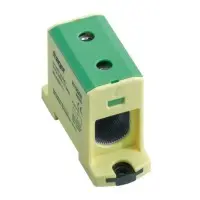 Клема для Al+Cu Hager K150AE 25-150мм2 жовто-зелена Клема для Al+Cu Hager K150AE 25-150мм2 жовто-зелена