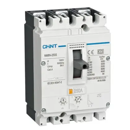 Корпусный автоматический выключатель Chint NM8N-250S TM 200 3P Корпусный автоматический выключатель Chint NM8N-250S TM 200 3P