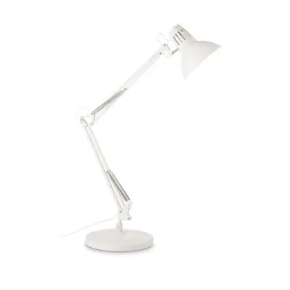 Настільна лампа Ideal Lux 193991 Wally E27 1x60W IP20 білий