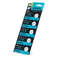 Литиевая батарейка Videx CR1620 (CR1620 5pc) 5 шт