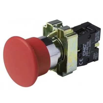 Кнопка-грибок CNC LAY5-BC42 NC ø40 красная (Б00029356) Кнопка-грибок CNC LAY5-BC42 NC ø40 красная (Б00029356)